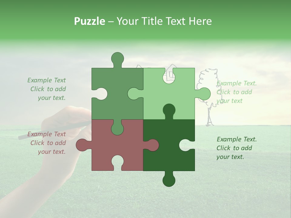 Positive Sun Countryside PowerPoint Template