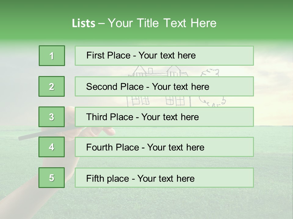 Positive Sun Countryside PowerPoint Template