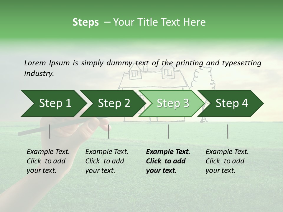 Positive Sun Countryside PowerPoint Template