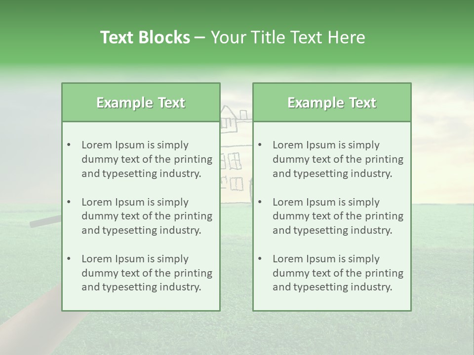 Positive Sun Countryside PowerPoint Template