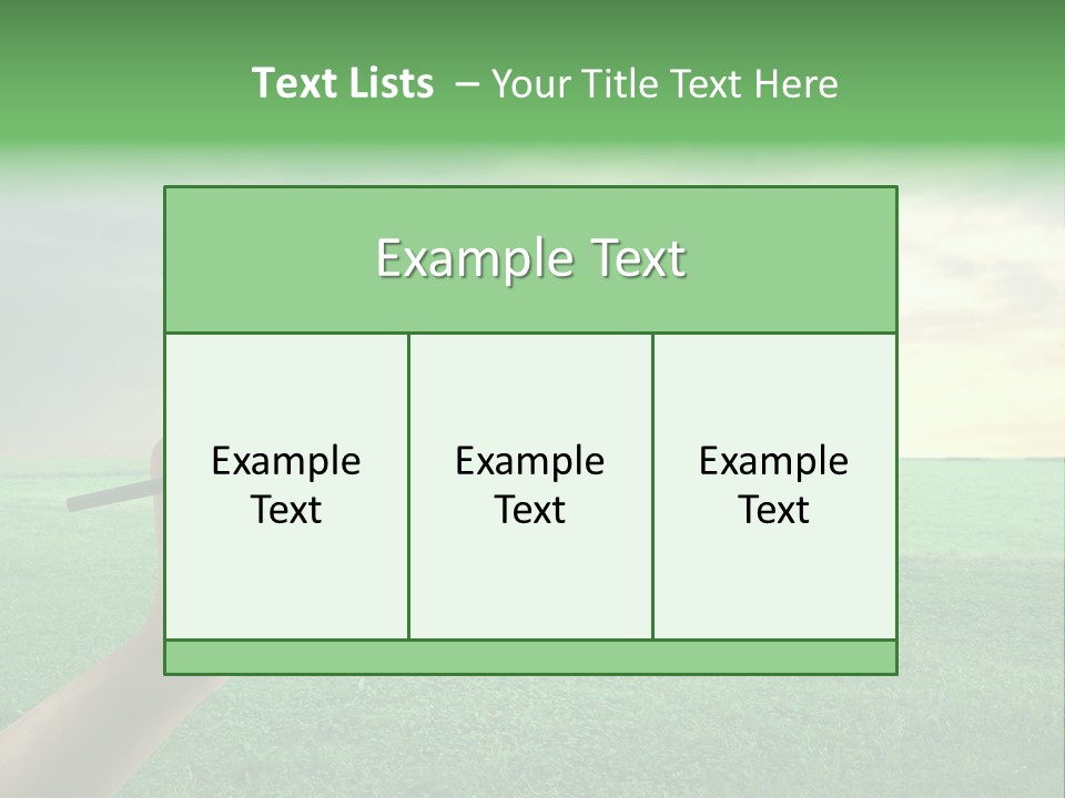 Positive Sun Countryside PowerPoint Template