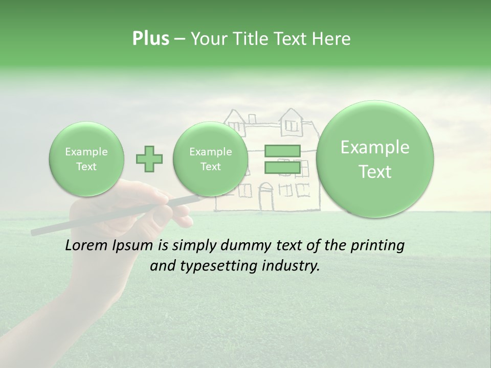 Positive Sun Countryside PowerPoint Template