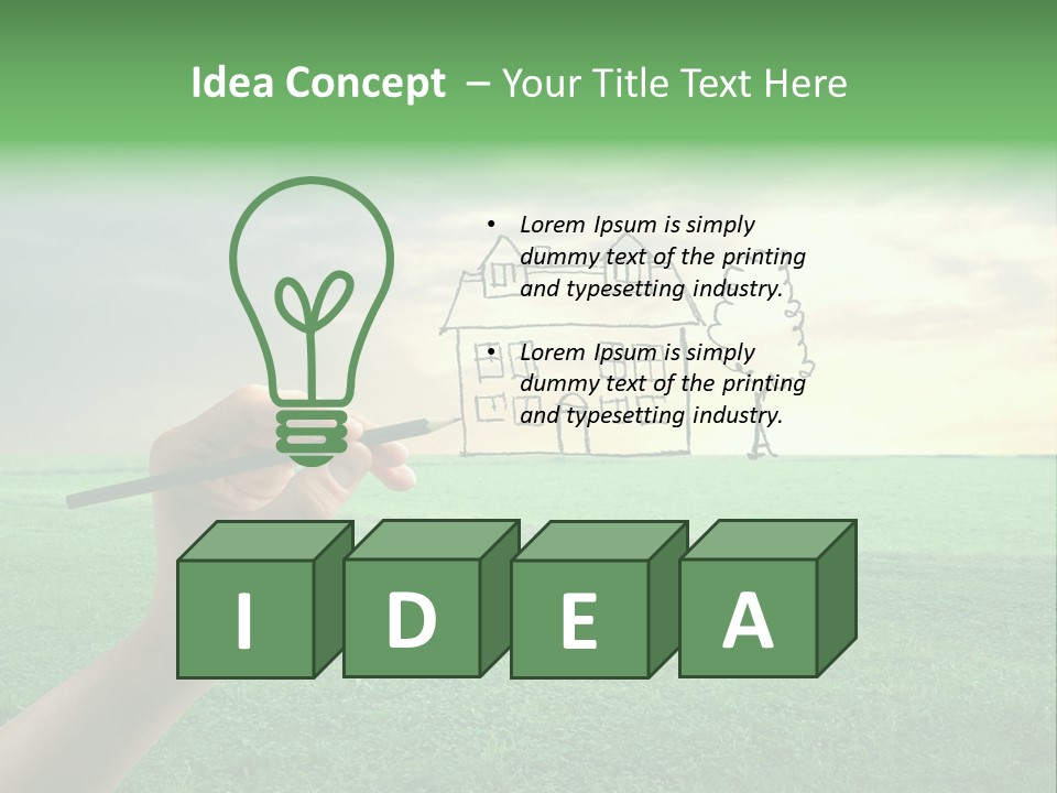 Positive Sun Countryside PowerPoint Template