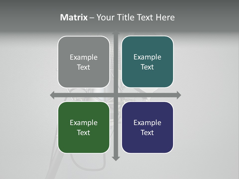 Global Microphone Over PowerPoint Template