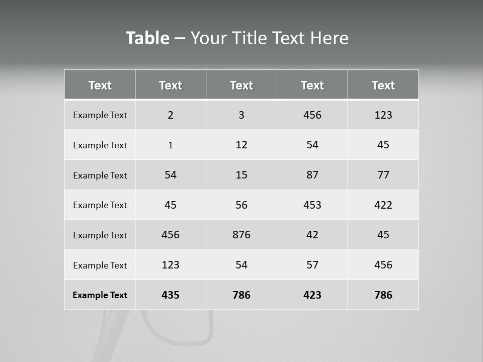 Global Microphone Over PowerPoint Template