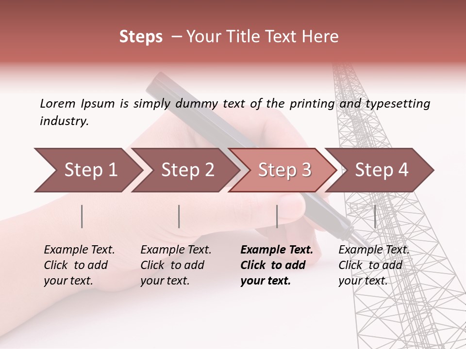 Write Broadcast Sketch PowerPoint Template