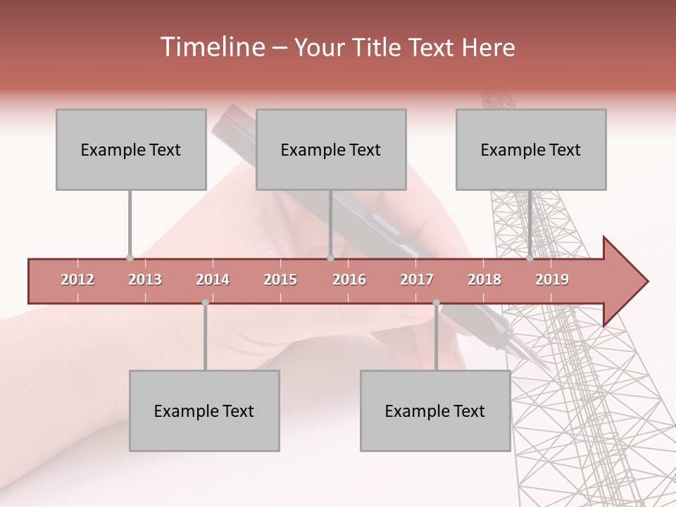 Write Broadcast Sketch PowerPoint Template