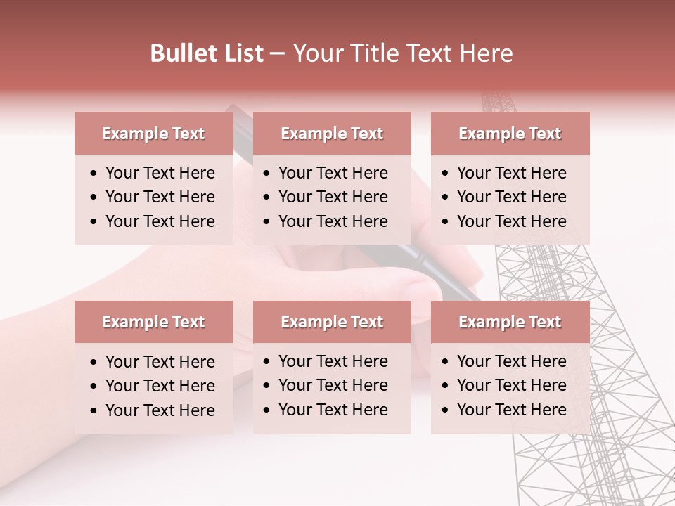 Write Broadcast Sketch PowerPoint Template