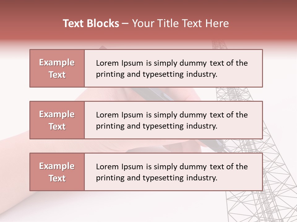 Write Broadcast Sketch PowerPoint Template