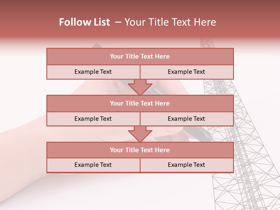 Write Broadcast Sketch PowerPoint Template