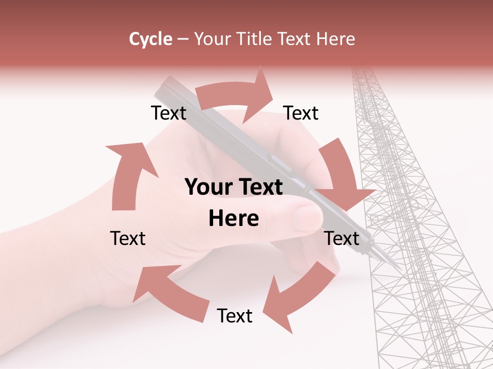 Write Broadcast Sketch PowerPoint Template