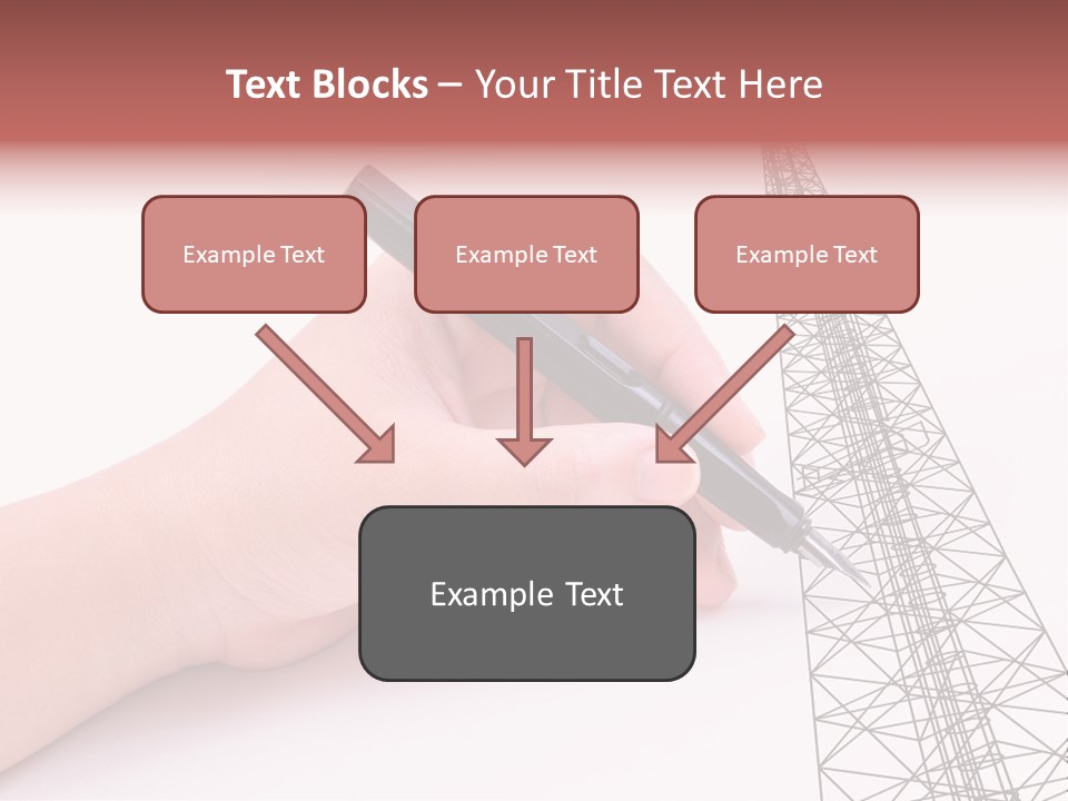 Write Broadcast Sketch PowerPoint Template