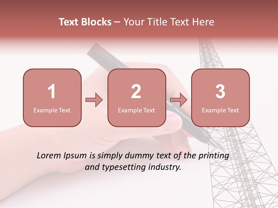 Write Broadcast Sketch PowerPoint Template