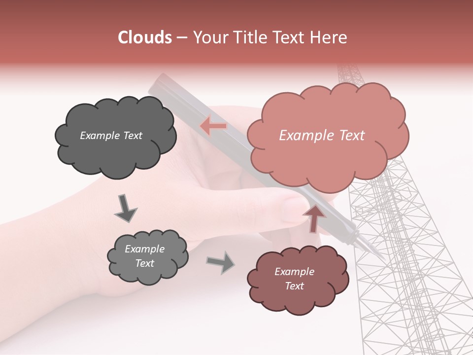 Write Broadcast Sketch PowerPoint Template