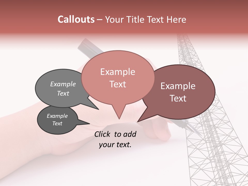 Write Broadcast Sketch PowerPoint Template