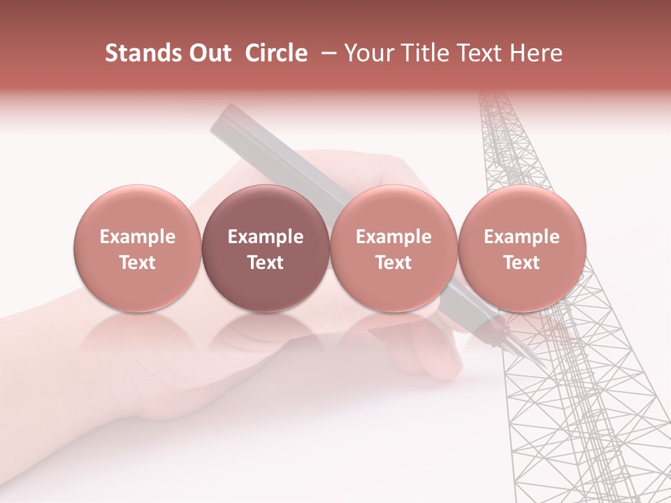 Write Broadcast Sketch PowerPoint Template