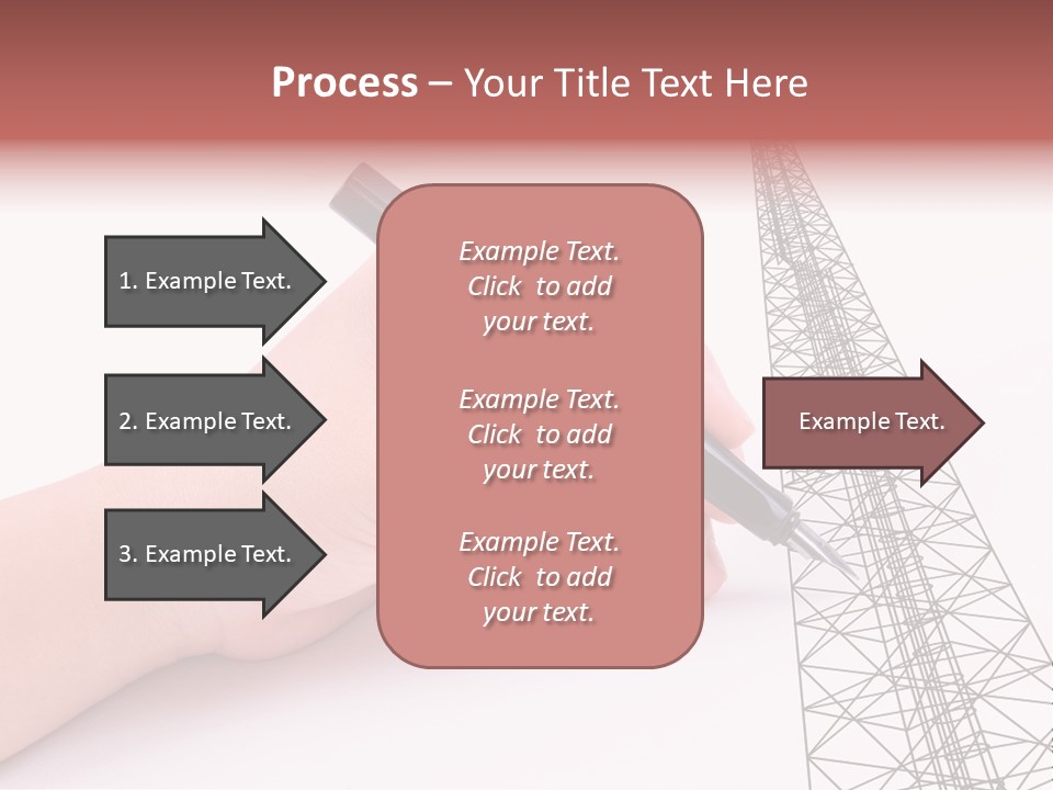 Write Broadcast Sketch PowerPoint Template