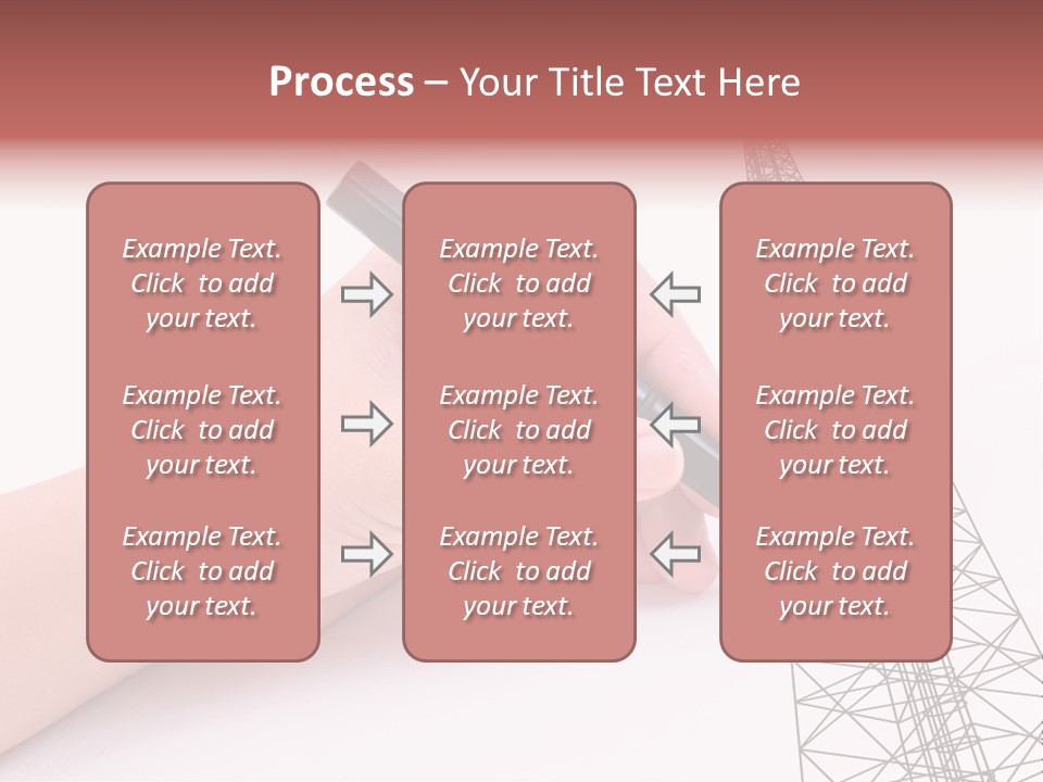 Write Broadcast Sketch PowerPoint Template