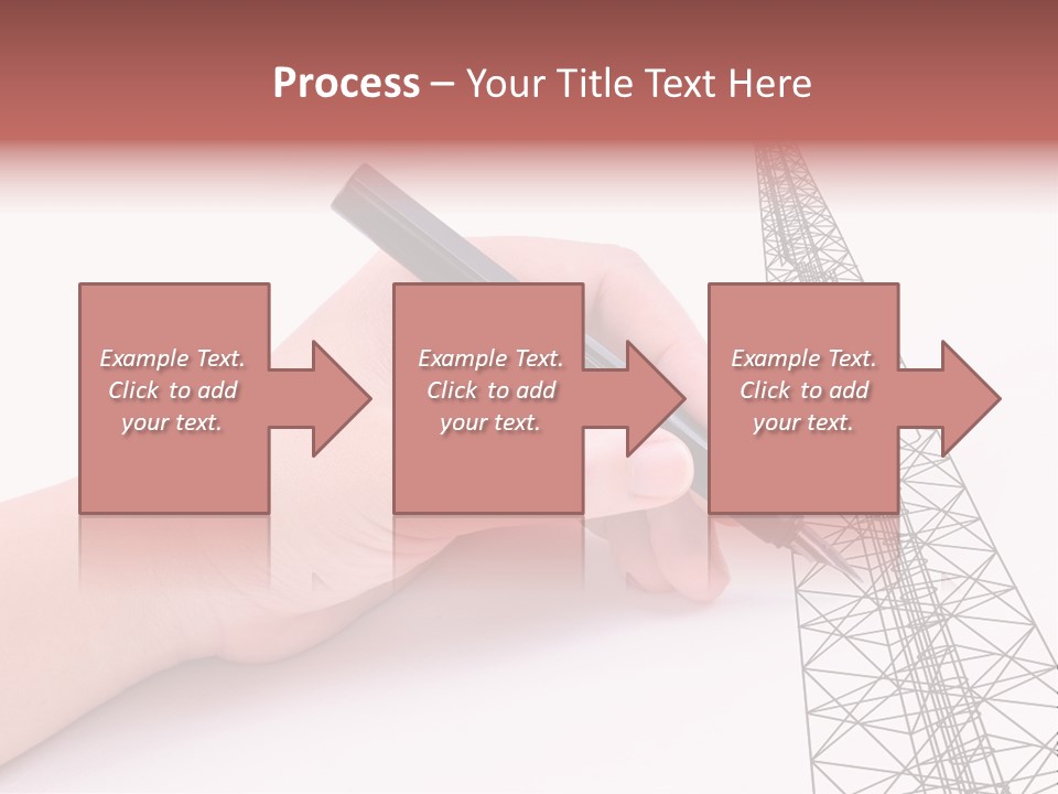 Write Broadcast Sketch PowerPoint Template