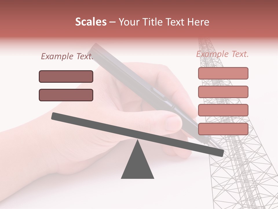 Write Broadcast Sketch PowerPoint Template