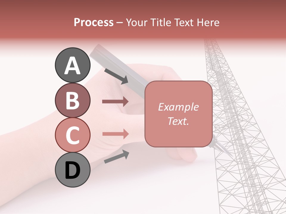 Write Broadcast Sketch PowerPoint Template