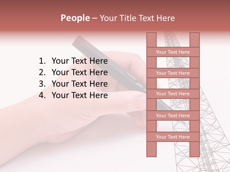 Write Broadcast Sketch PowerPoint Template