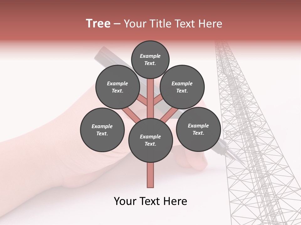 Write Broadcast Sketch PowerPoint Template