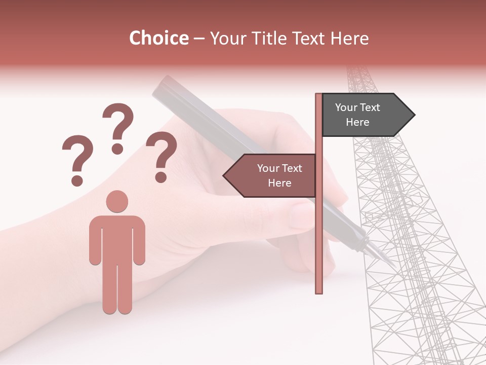 Write Broadcast Sketch PowerPoint Template