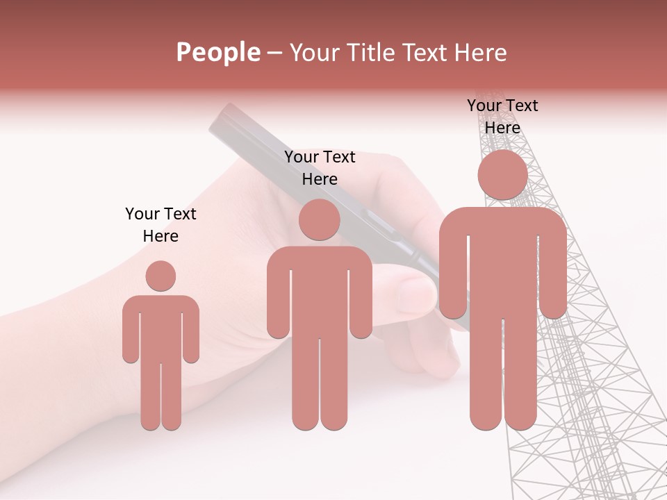 Write Broadcast Sketch PowerPoint Template