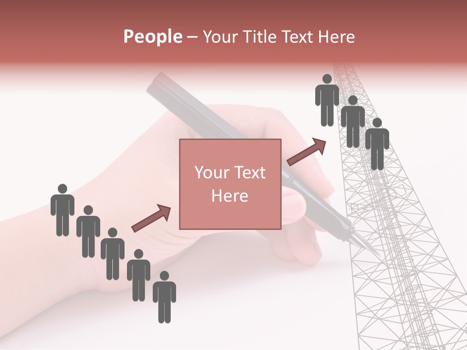 Write Broadcast Sketch PowerPoint Template