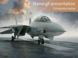 Aircraft Airplane Wings PowerPoint Template
