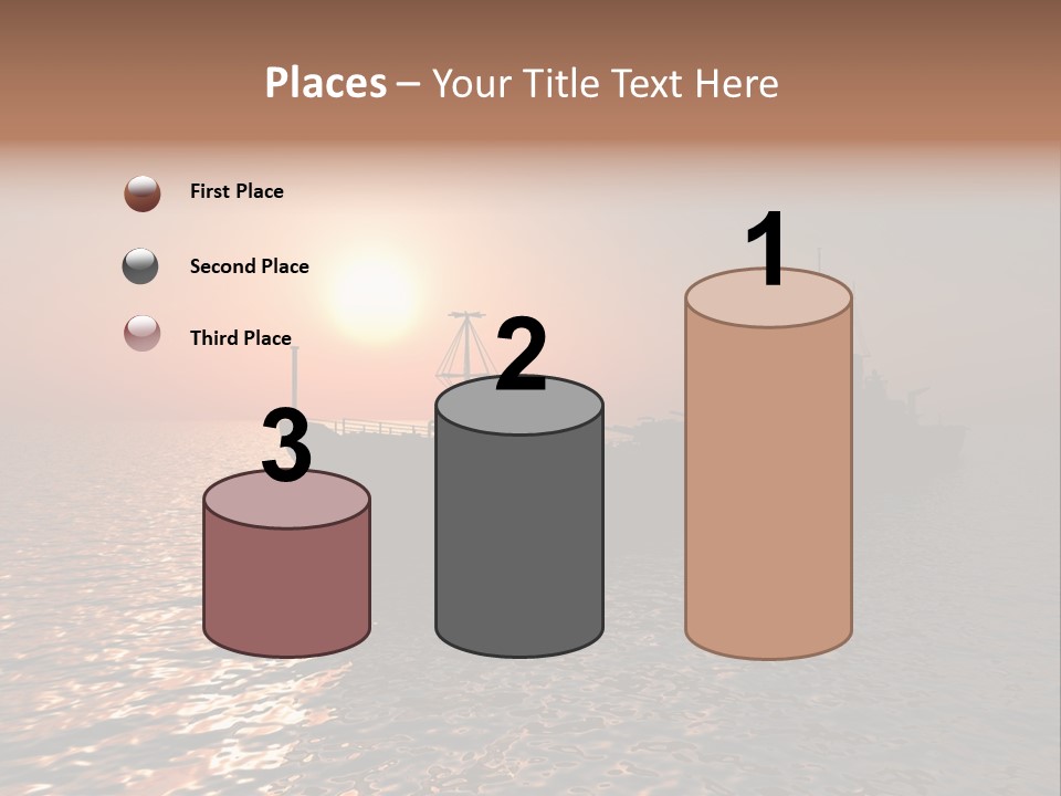 Metal Battle Border PowerPoint Template
