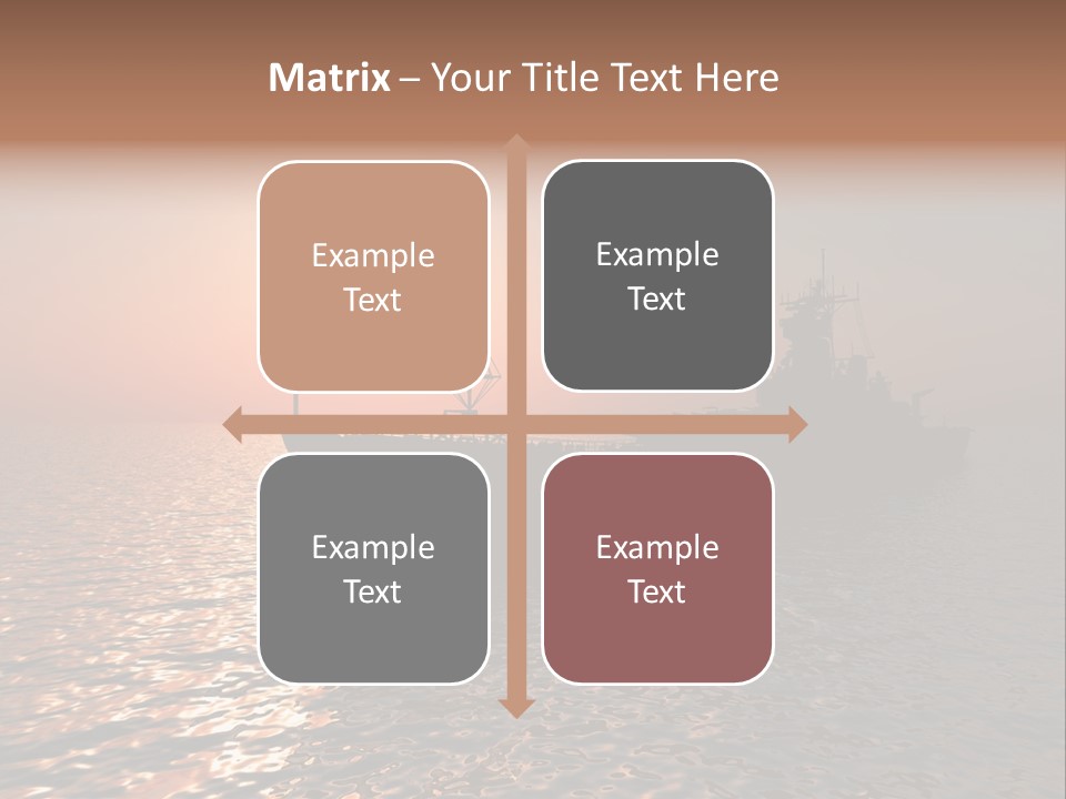 Metal Battle Border PowerPoint Template