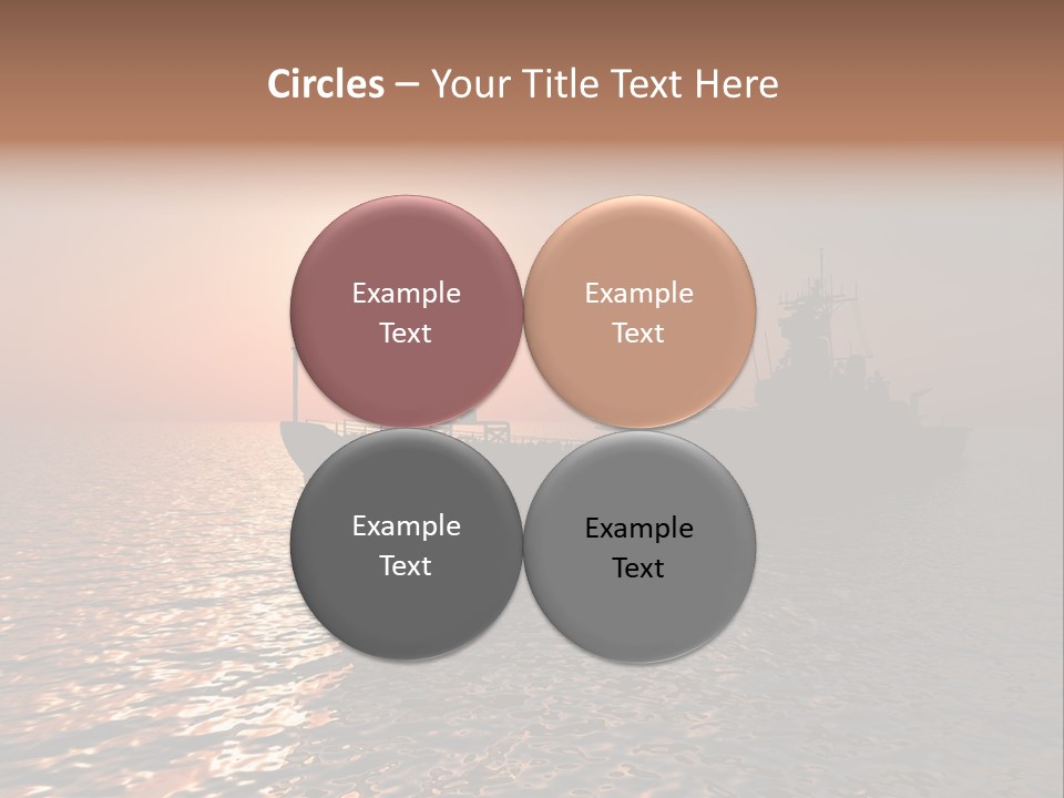 Metal Battle Border PowerPoint Template