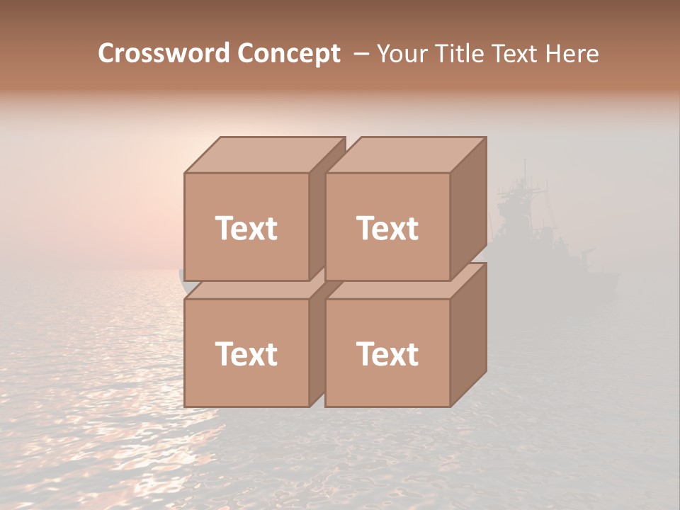 Metal Battle Border PowerPoint Template