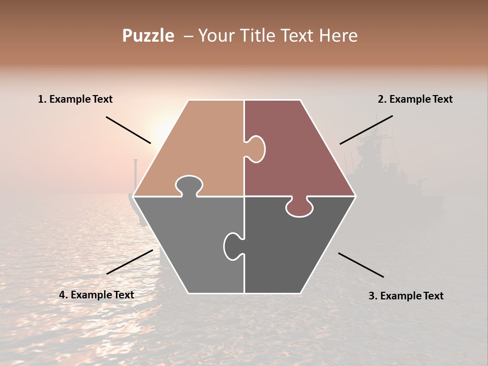 Metal Battle Border PowerPoint Template