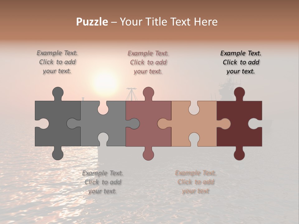 Metal Battle Border PowerPoint Template
