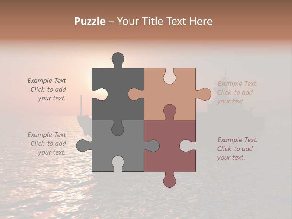 Metal Battle Border PowerPoint Template