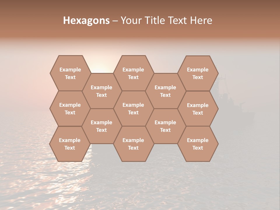 Metal Battle Border PowerPoint Template