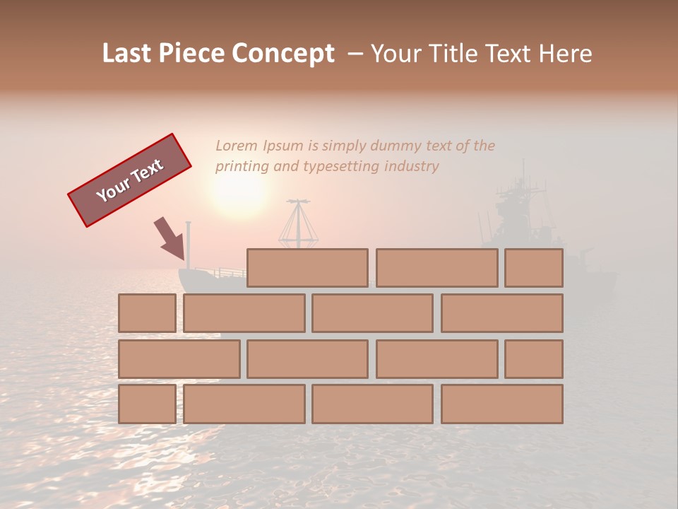 Metal Battle Border PowerPoint Template