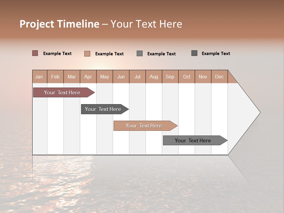 Metal Battle Border PowerPoint Template