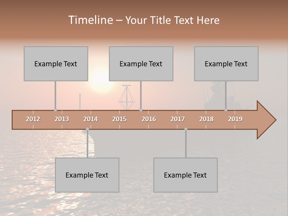 Metal Battle Border PowerPoint Template