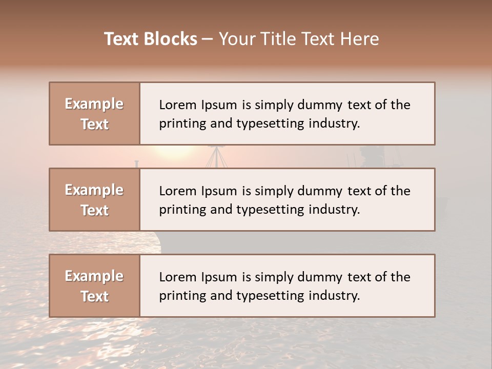 Metal Battle Border PowerPoint Template