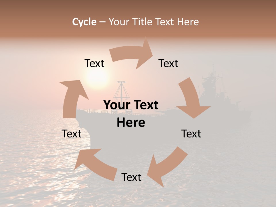 Metal Battle Border PowerPoint Template