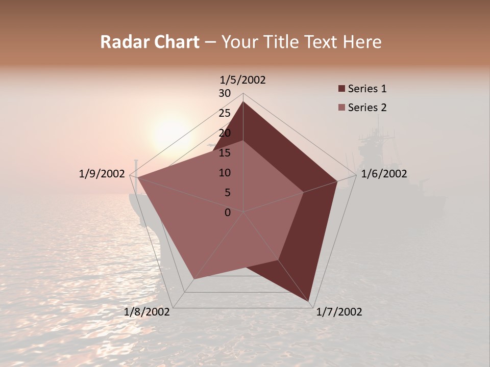 Metal Battle Border PowerPoint Template
