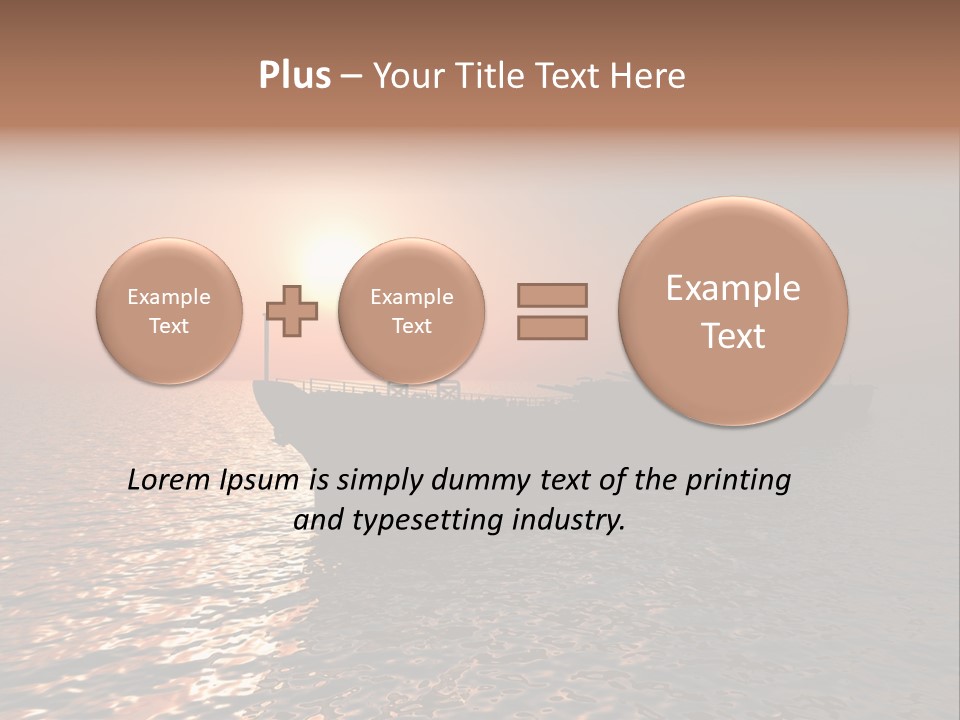 Metal Battle Border PowerPoint Template