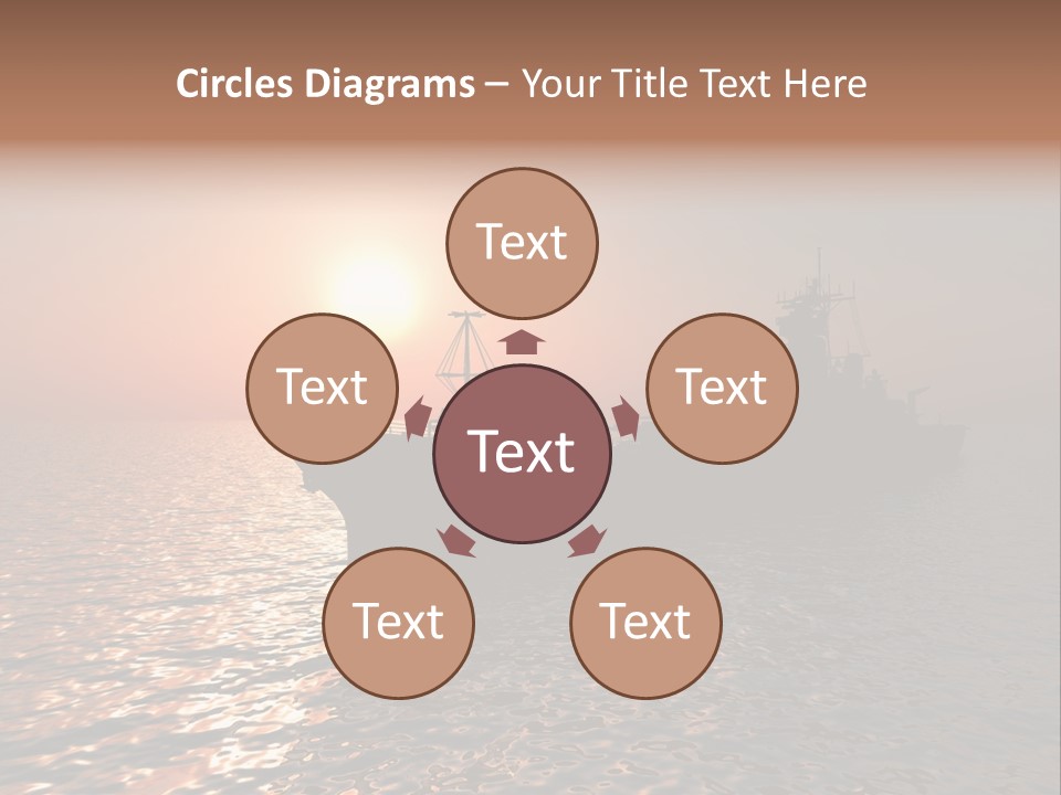 Metal Battle Border PowerPoint Template