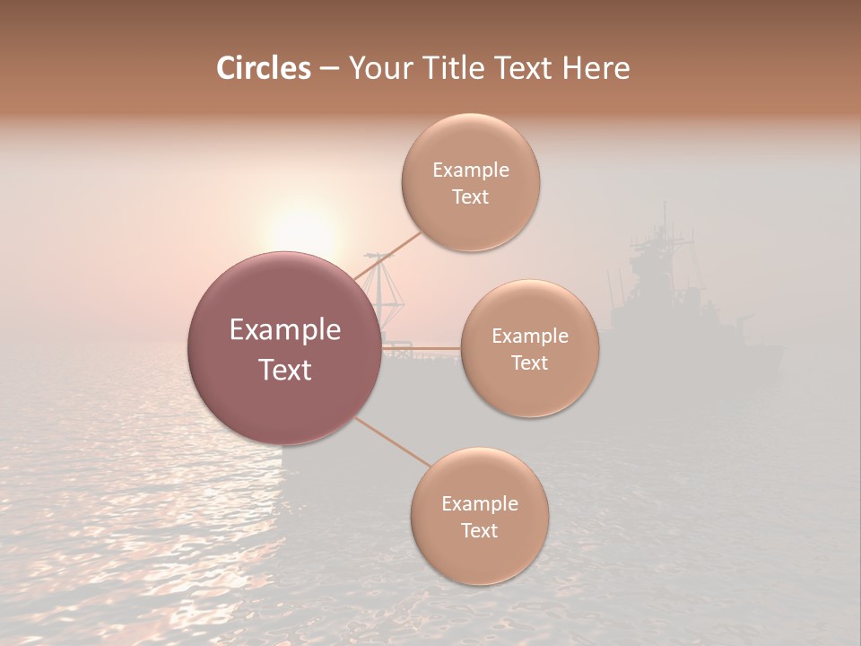 Metal Battle Border PowerPoint Template