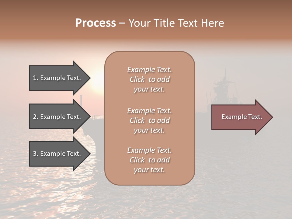 Metal Battle Border PowerPoint Template