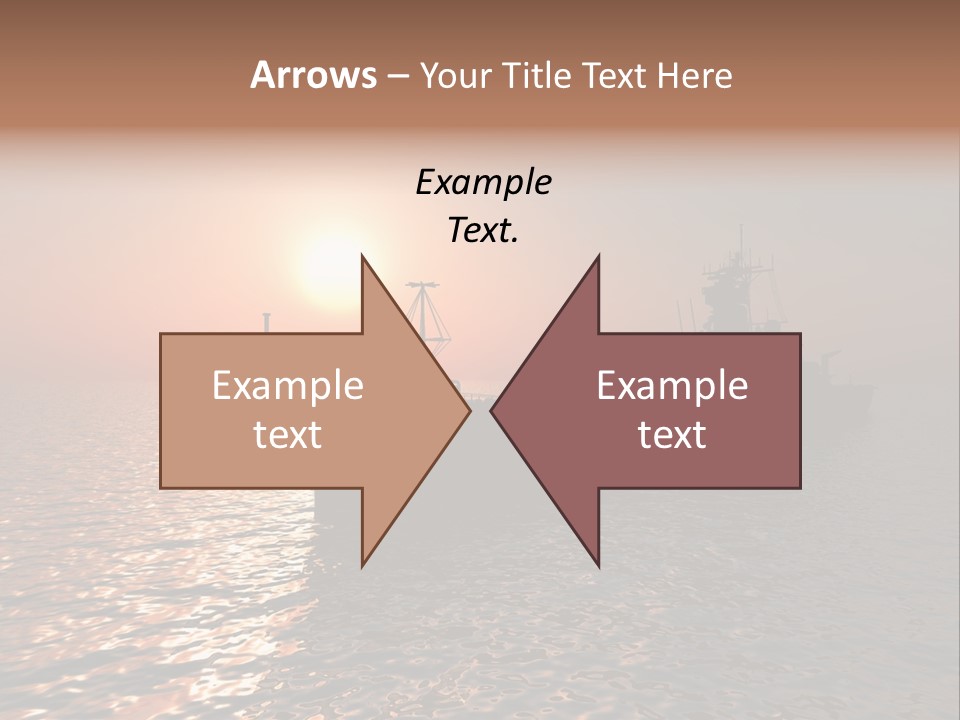 Metal Battle Border PowerPoint Template